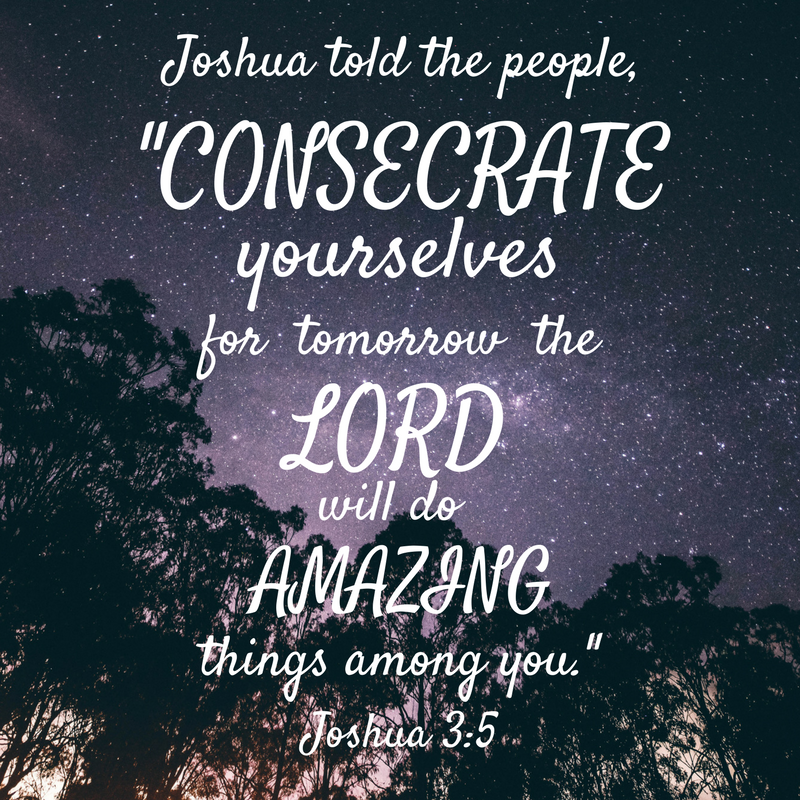 Joshua 3-5