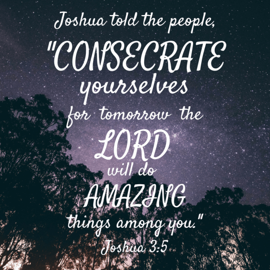 Joshua 3-5