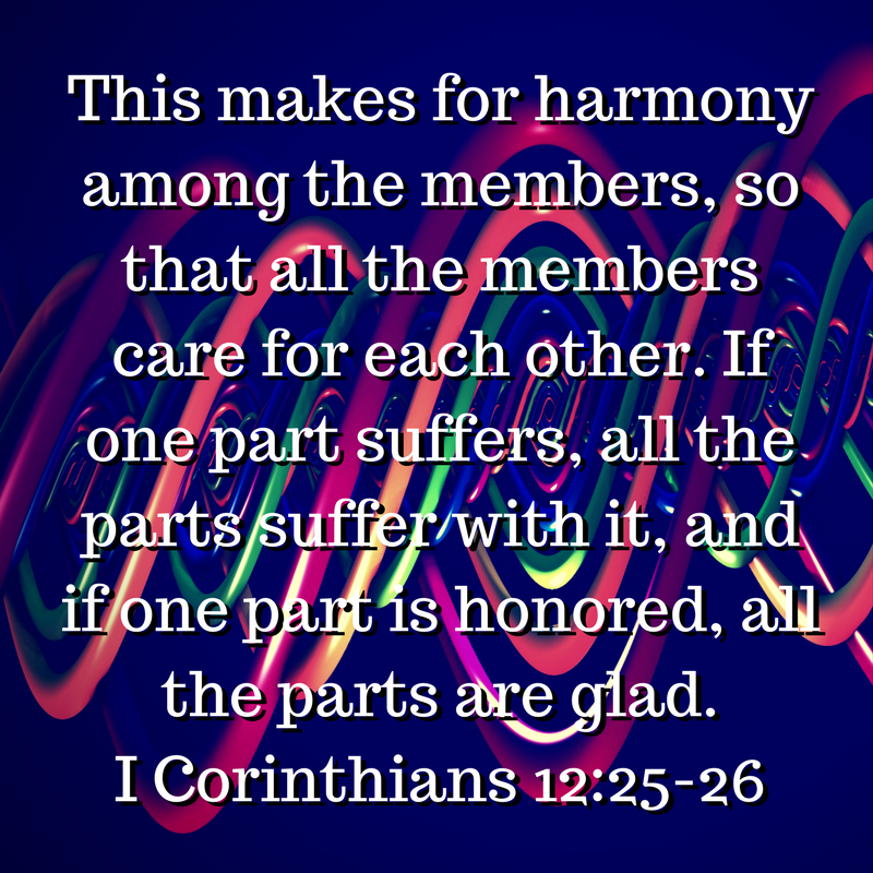1 corinthians 12 25,26