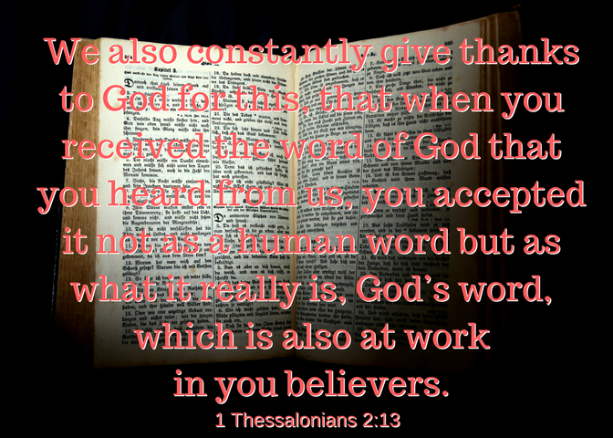 1 Thessalonians 2-13