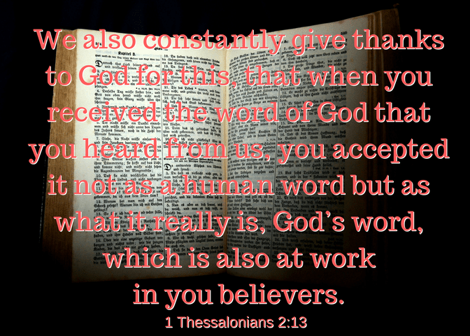 1 Thessalonians 2-13