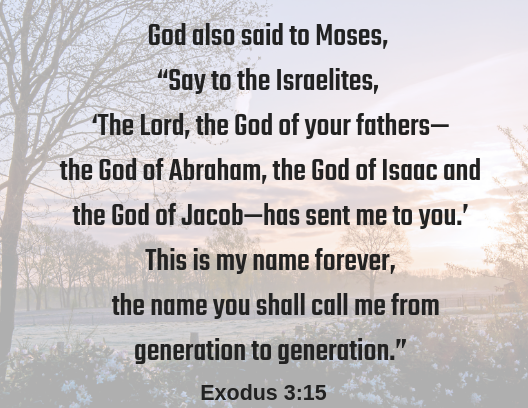 exodus 3 15