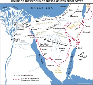 Map-Route-Exodus-Israelites-Egypt
