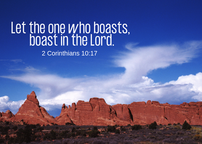 2 Corinthians 10 17