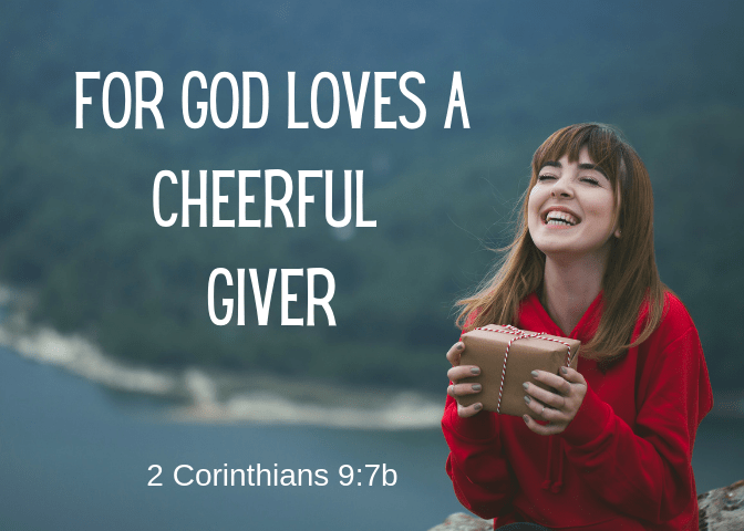 2 Corinthians 9 7 b