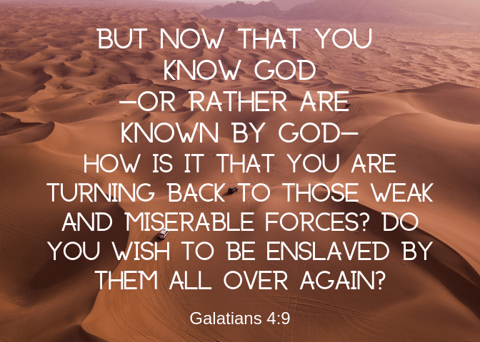 Galatians 4 9