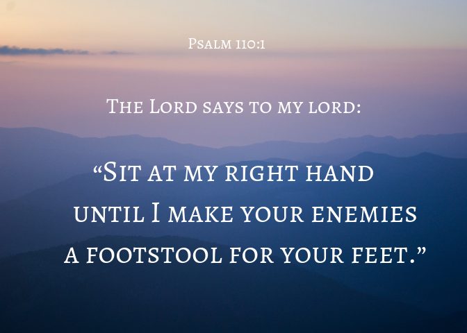 Psalm 110 1