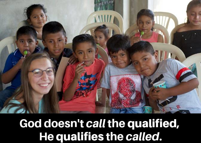 God doesn't call the qualified, He qualifies the called.