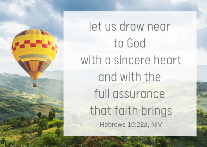 Hebrews 10 22a NIV