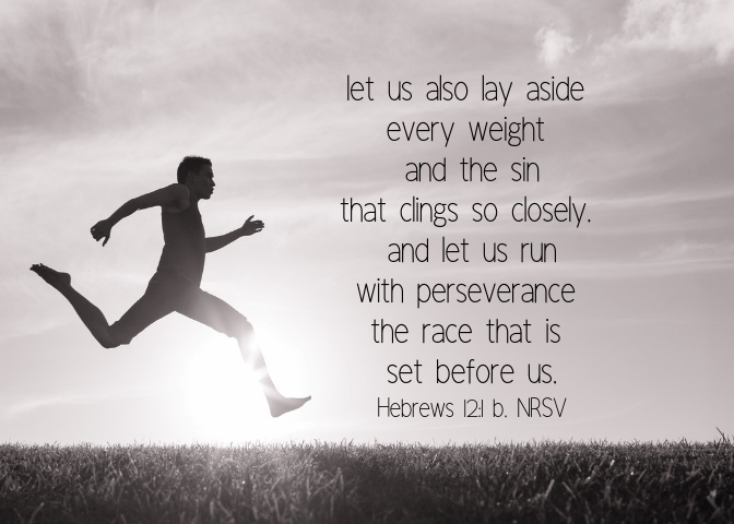 Hebrews 12 1 b NRSV