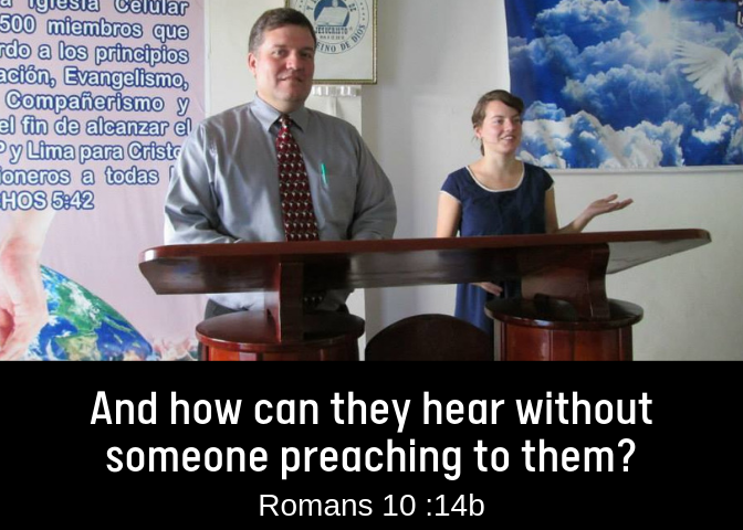 Romans 10 14b