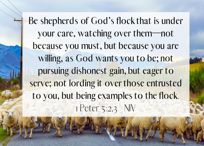 1 Peter 5 2 3 NIV