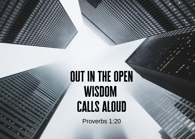 Proverbs 1 20 a