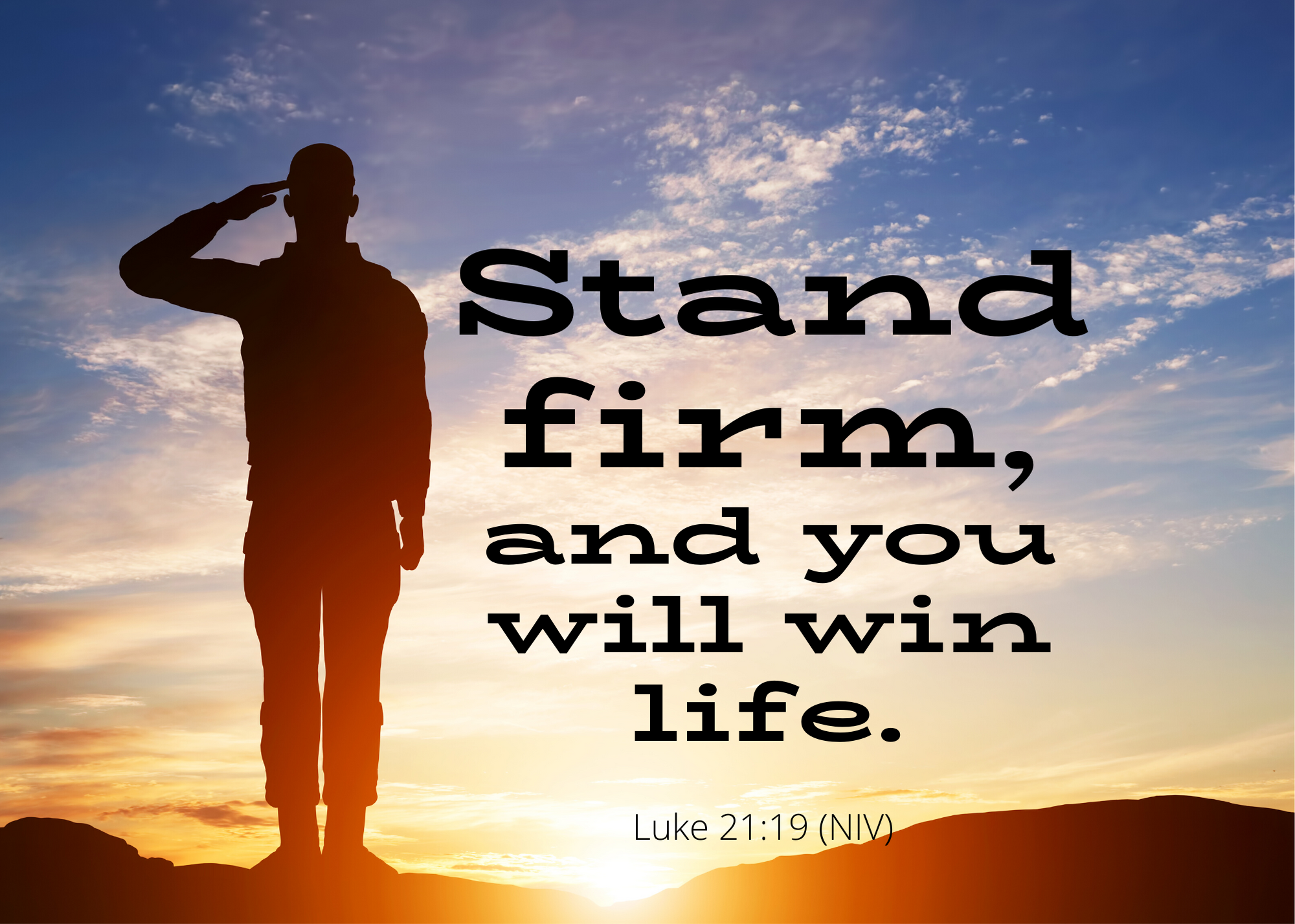 Luke 21 19 NIV