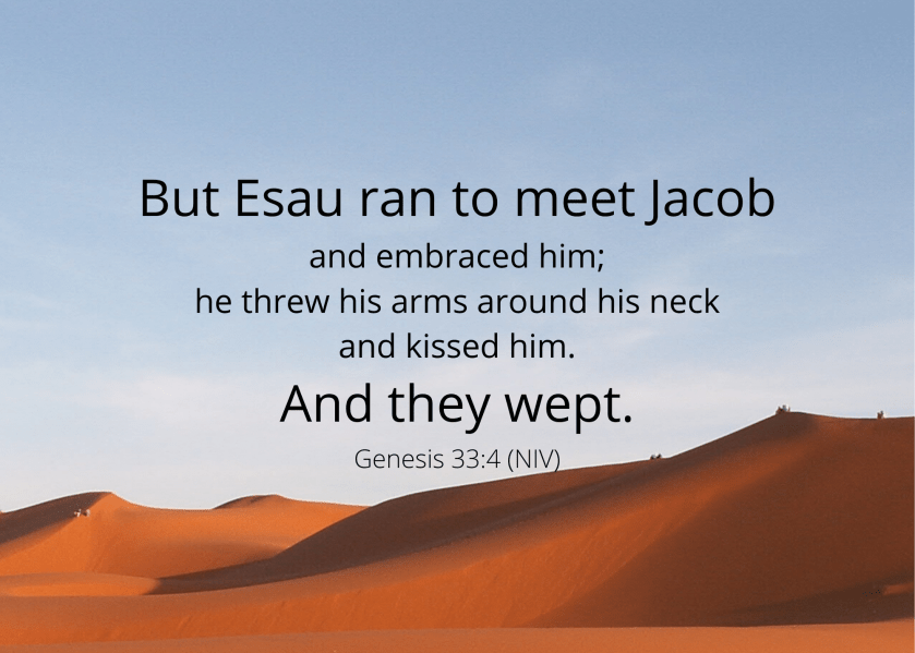 Genesis 33 4 NIV