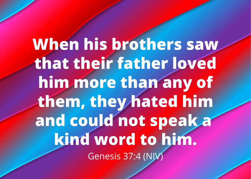 Genesis 37 4 NIV