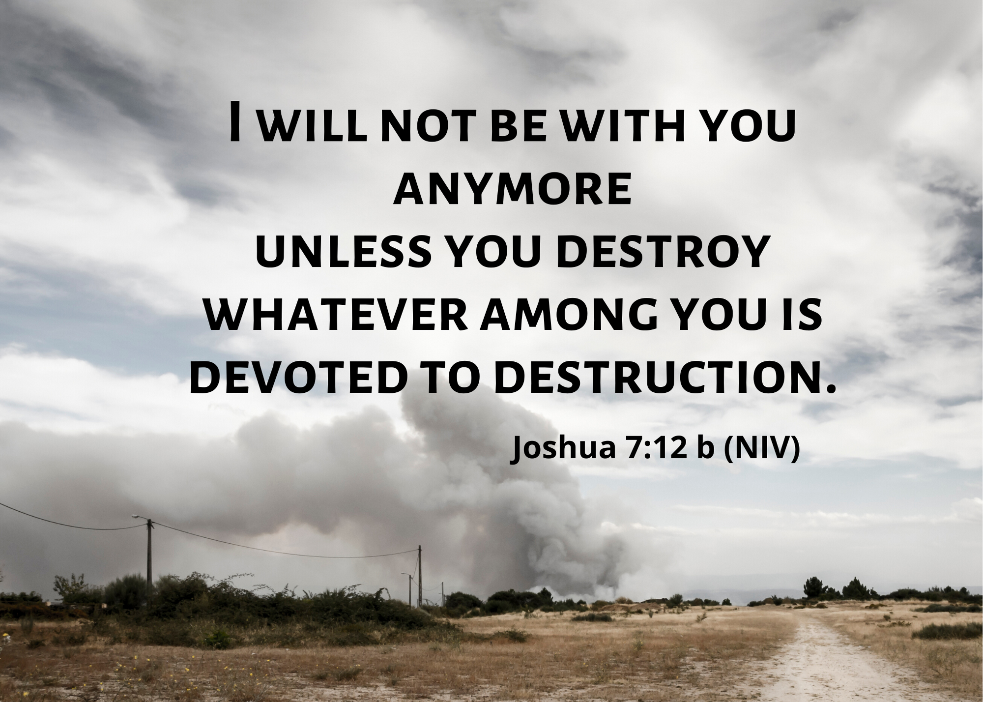 Joshua 7 12 b NIV