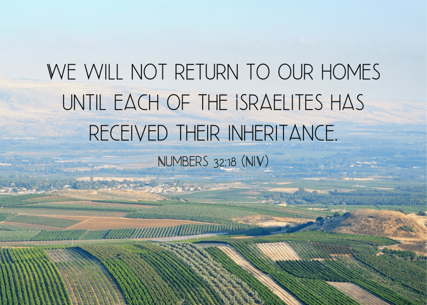 Numbers 32 18