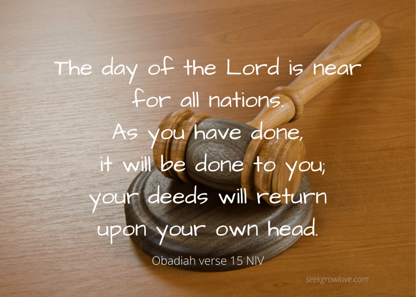 Obadiah 15 NIV sgl