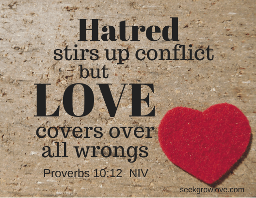 Proverbs 10 12 NIV sgl