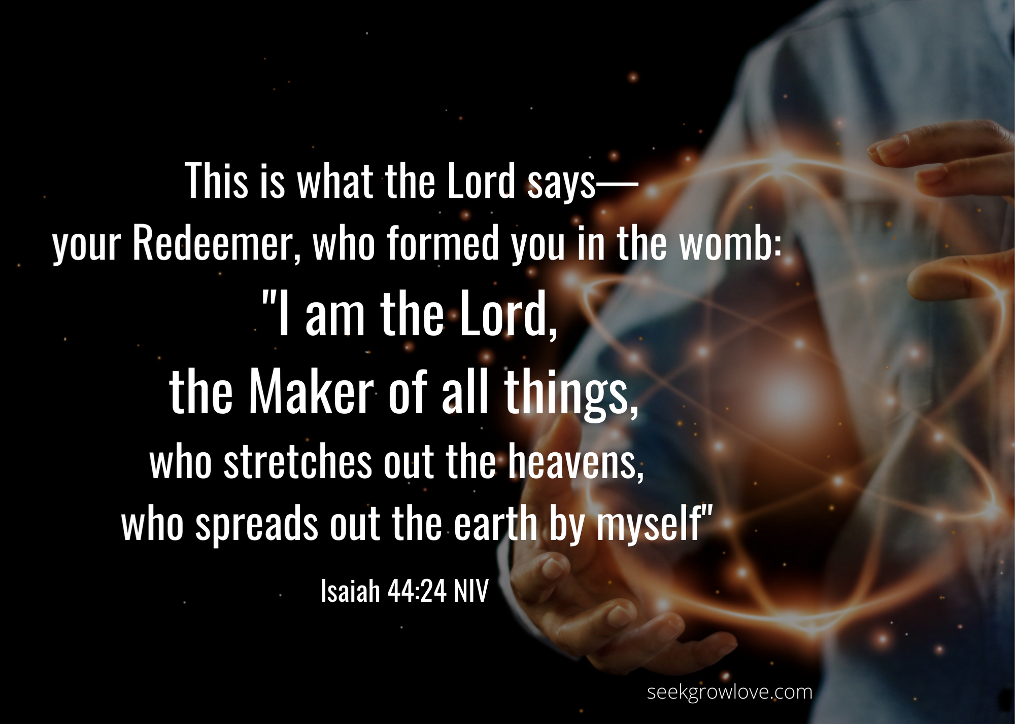 Isaiah 44 24 NIV sgl