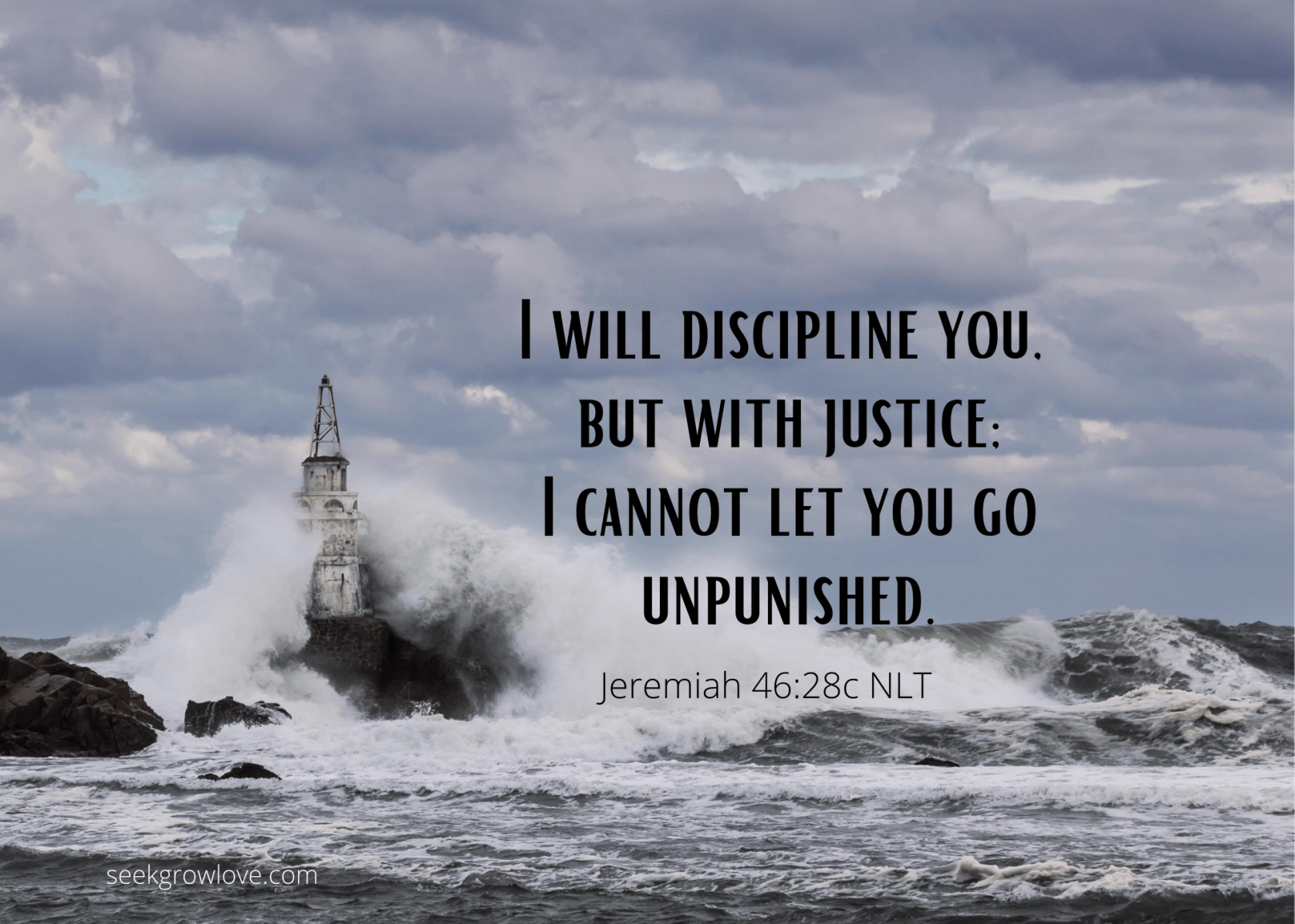 Just Discipline and Then Restoration – Seek Grow Love