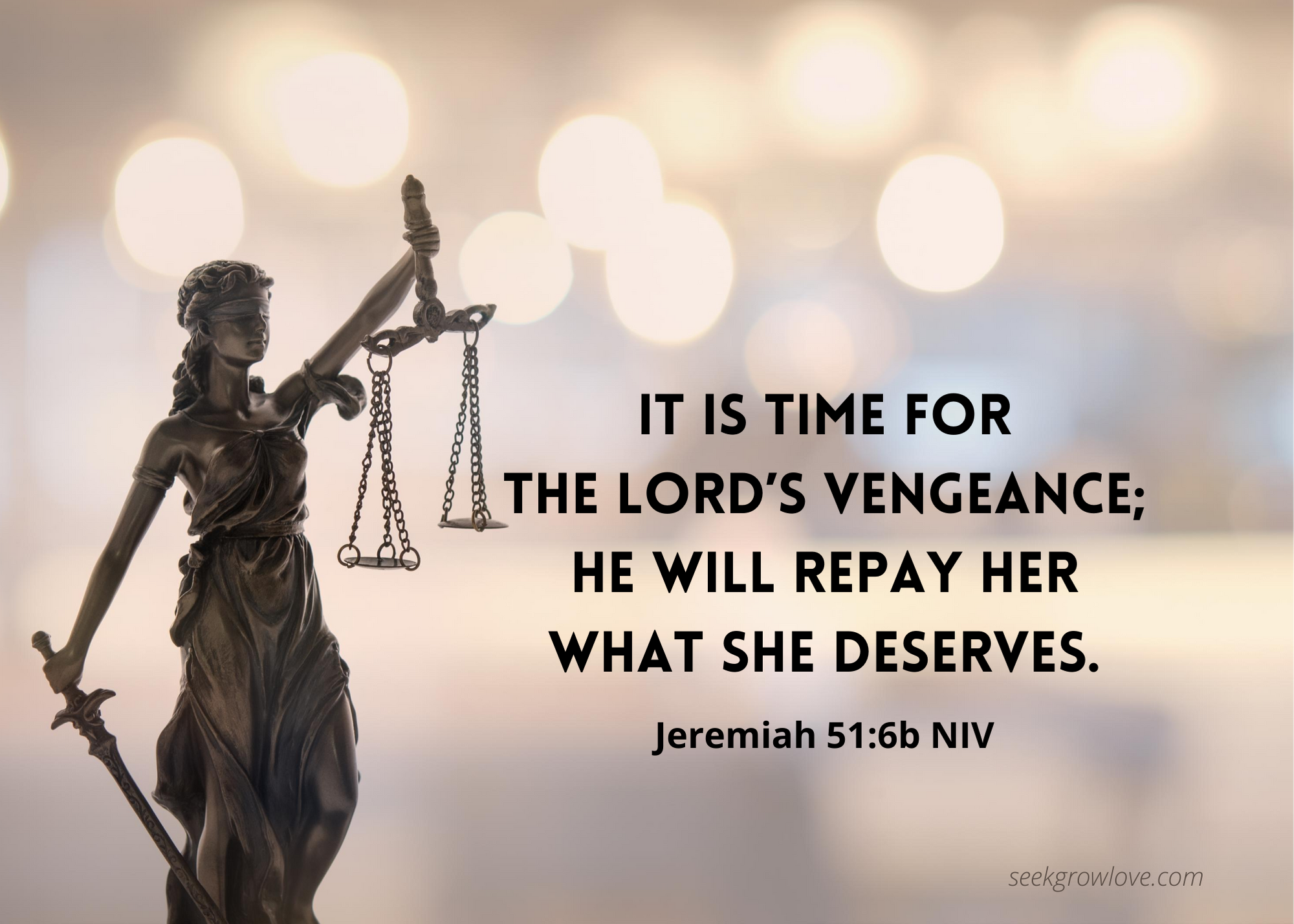 Jeremiah 51 6b NIV sgl