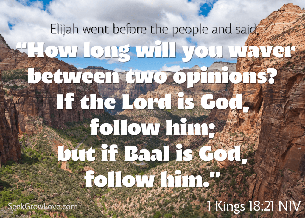 1 Kings 18 – Seek Grow Love