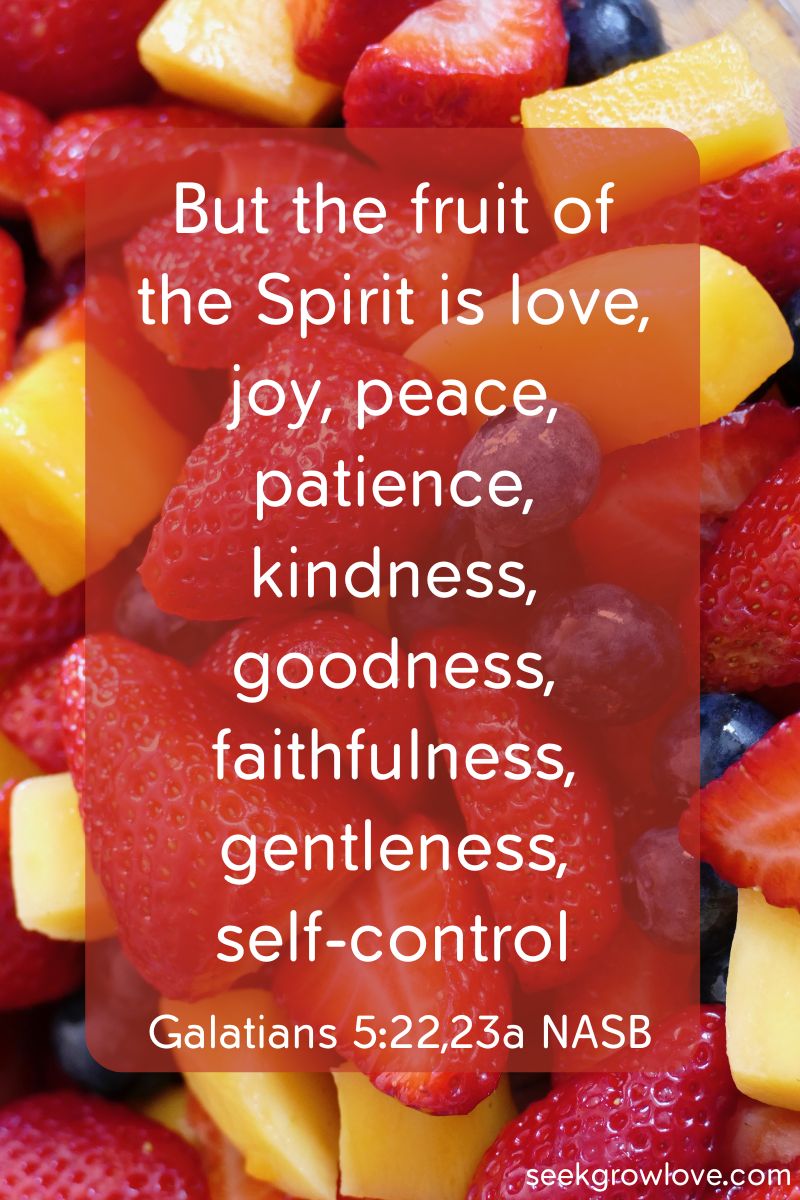 Fruit Of The Spirit Scripture Kjv