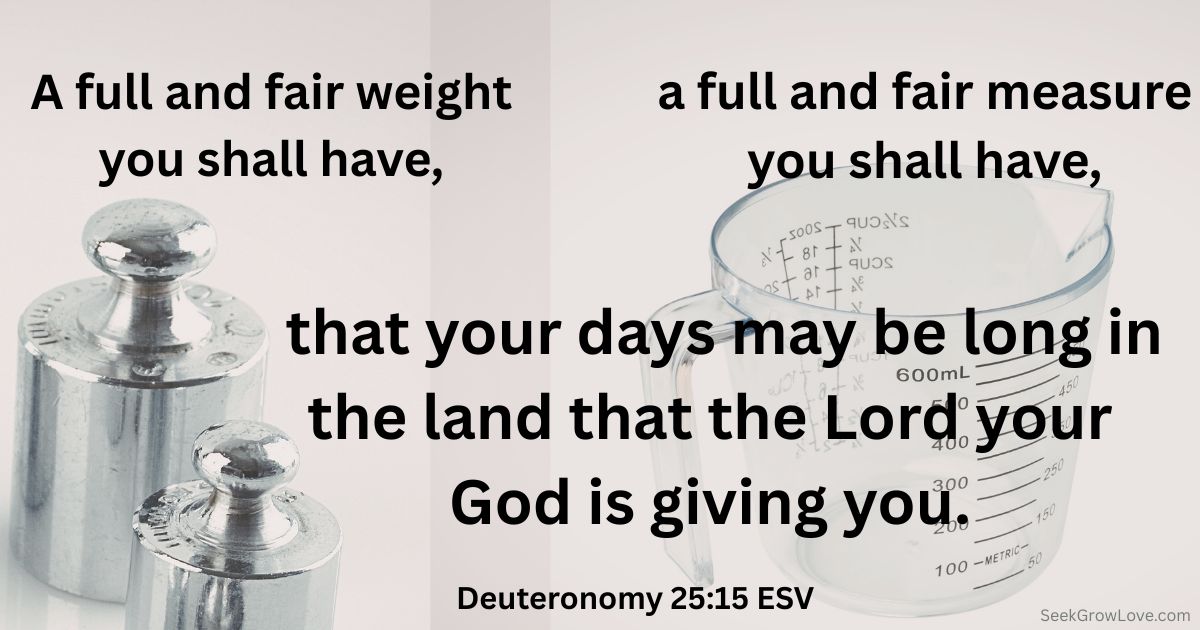 Deuteronomy – Seek Grow Love