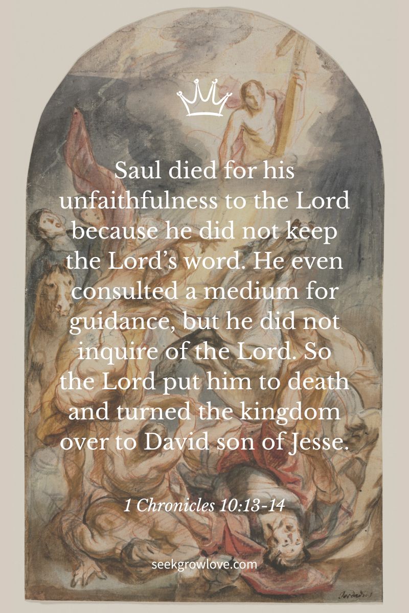 The Tragedy of Saul, the first King of&nbsp;Israel